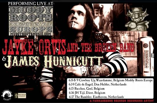 Jayke Orvis and the Broken Band + James Hunnicutt are coming!